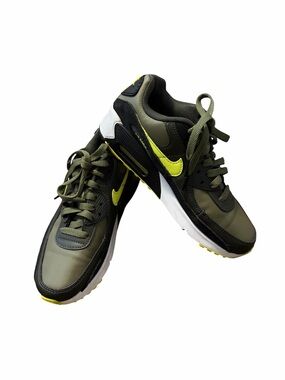 Nike Kids Olive Green Black Neon Yellow Sneakers